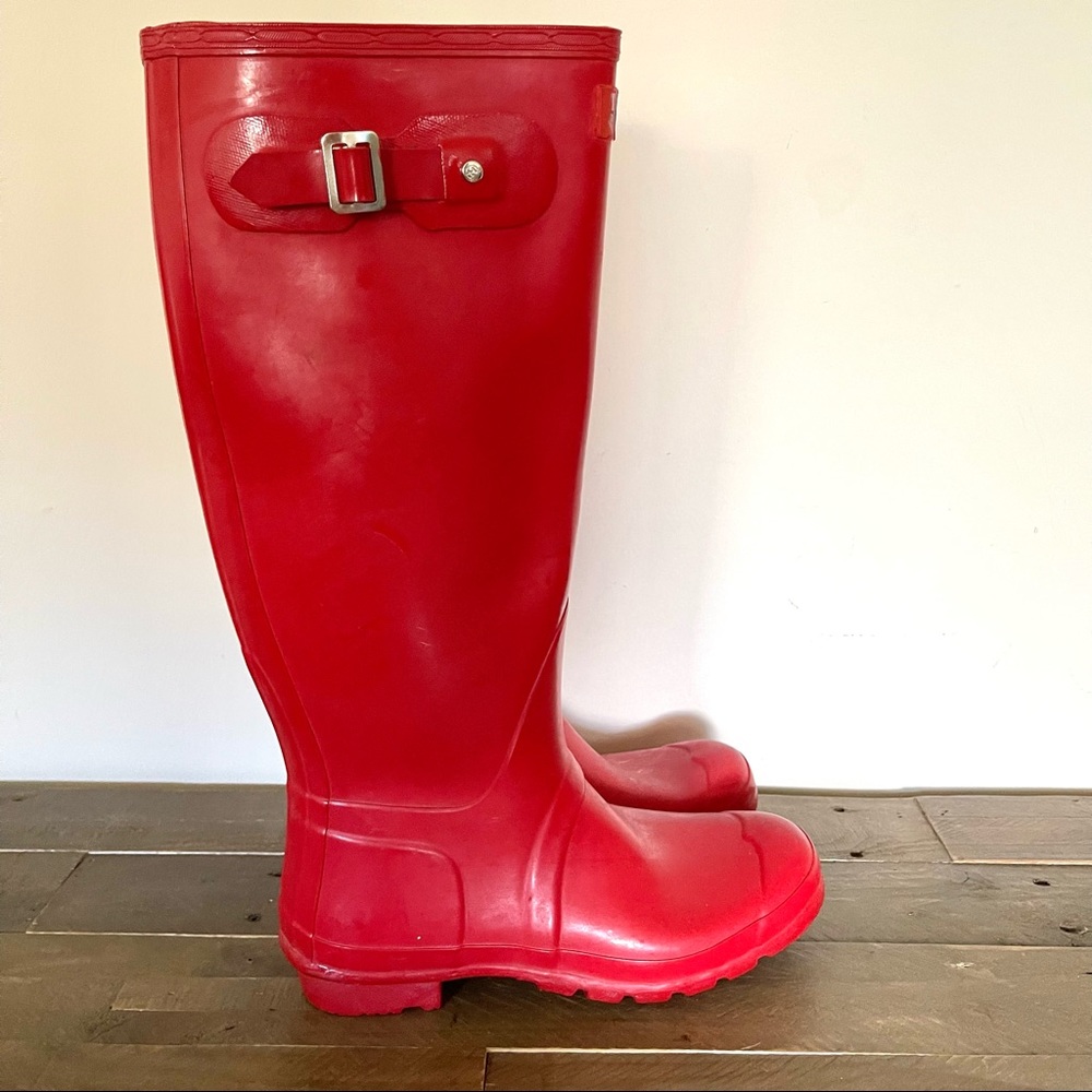 Original Hunter Tall Red Rainboots